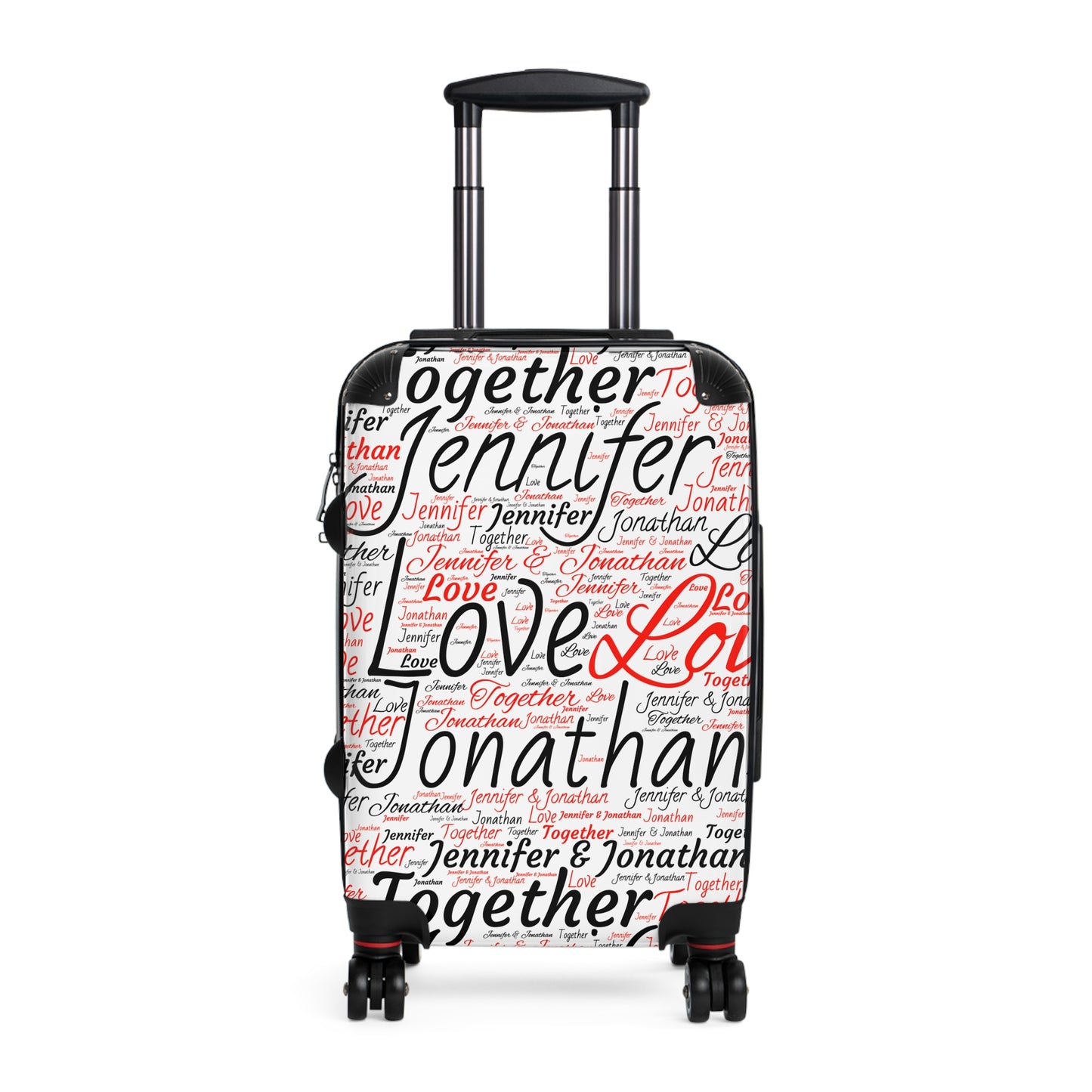 Personalized Words Stylish & Unique Hard-Shell Suitcase: Durable, Lightweight, Expandable Luggage with 360° Swivel Wheels & Secure Lock for Fashion-Forward Travelers, Free US Shipping