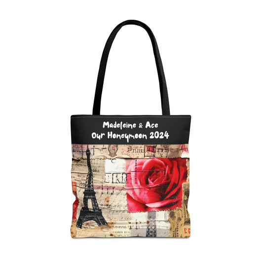 Custom Personalized France Tote Bag