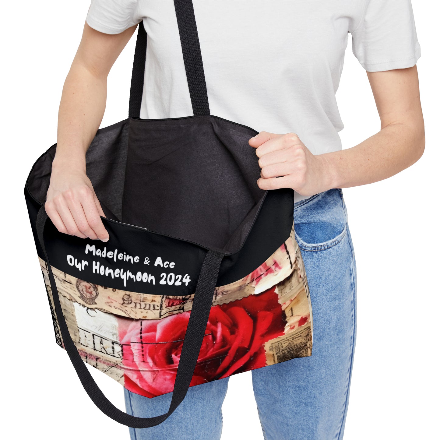 Custom Personalized France Weekender Tote Bag