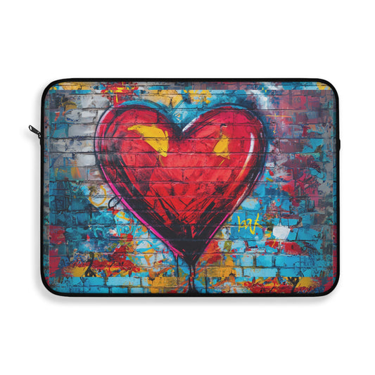 Graffiti Heart Travel Laptop Sleeve